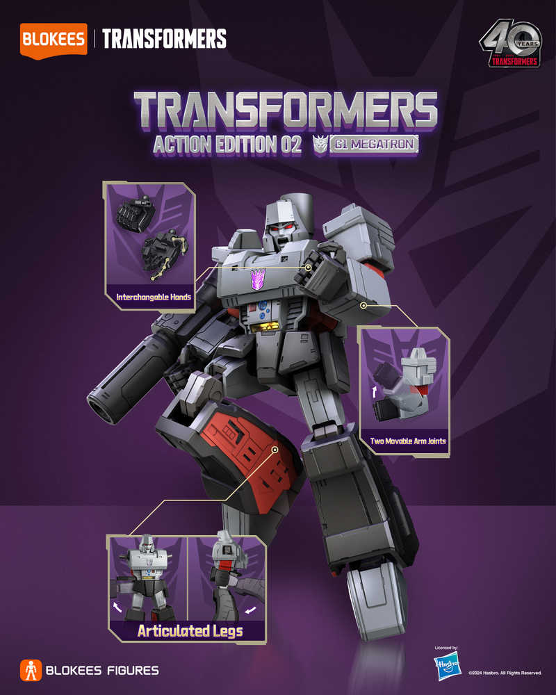 Blokees Transformers Action Edition G1 Megatron Model