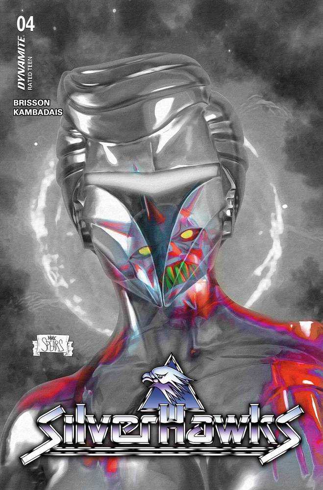 Silverhawks (2025) #4 Cover Z FOC Spears B&W 1:7 Variant