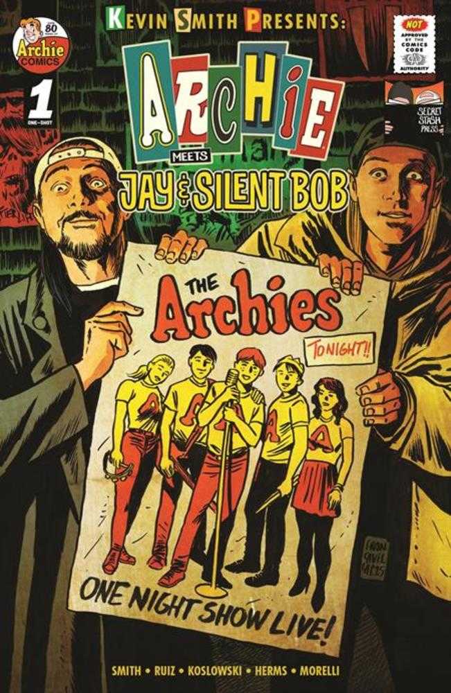 Archie Meets Jay And Silent Bob (2025) One-Shot Cover J Francesco Francavilla Foil Variant (Mature)