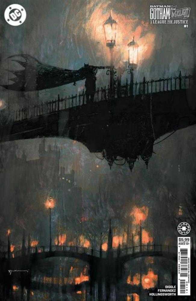 Batman: Gotham By Gaslight - A League For Justice (2025) #1 (of 6) Cover C Bill Sienkiewicz Variant