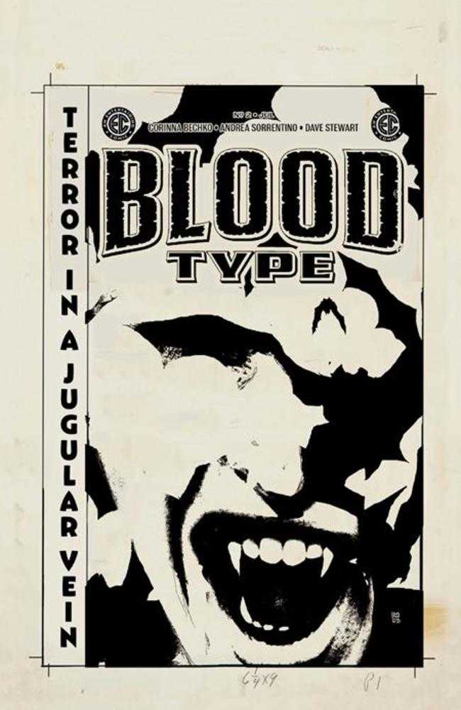 EC Blood Type (2025) #2 (of 4) Cover D Andrea Sorrentino B&W Artist Edition 1:20 Variant
