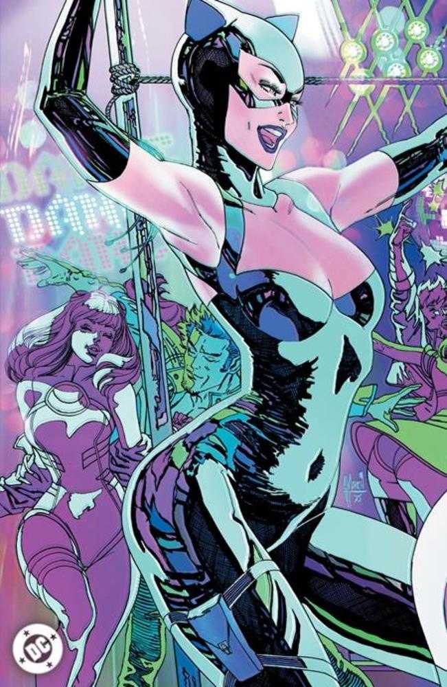 Gotham City Sirens: Unfit For Orbit (2025) #1 (of 5) Cover E Guillem March Connecting Kalanorian Foil Variant