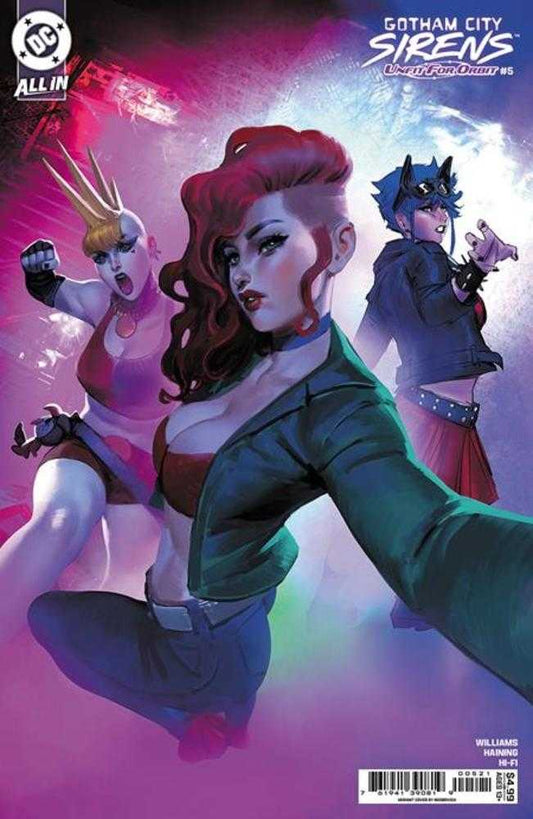 Gotham City Sirens: Unfit For Orbit (2025) #5 (of 5) Cover B Noobovich Variant