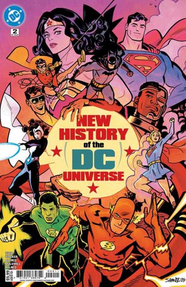 New History Of The DC Universe (2025) #2 (of 4) Cover A Chris Samnee