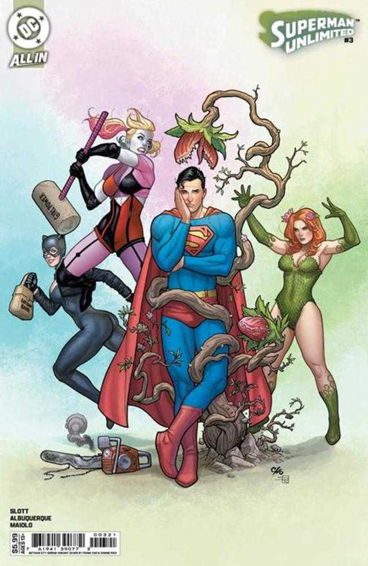Superman Unlimited (2025) #3 Cover E Frank Cho Gotham City Sirens Variant
