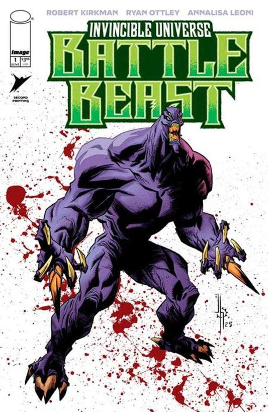 Invincible Universe: Battle Beast (2025) #1 (2nd Print) Cover B Jason Howard Variant