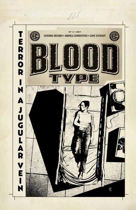 EC Blood Type (2025) #4 (of 4) Cover D Andrea Sorrentino B&W Artist Edition 1:20 Variant