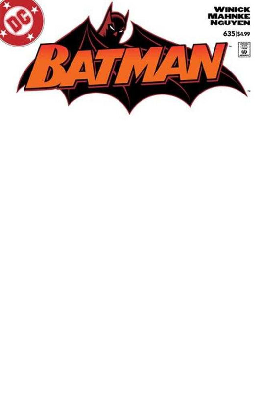 Batman #635 Facsimile Edition Cover D Blank Card Stock Variant