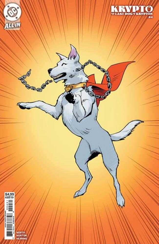 Krypto The Last Dog Of Krypton #4 (Of 5) Cover C Dan Mora Corner Box Card Stock Variant