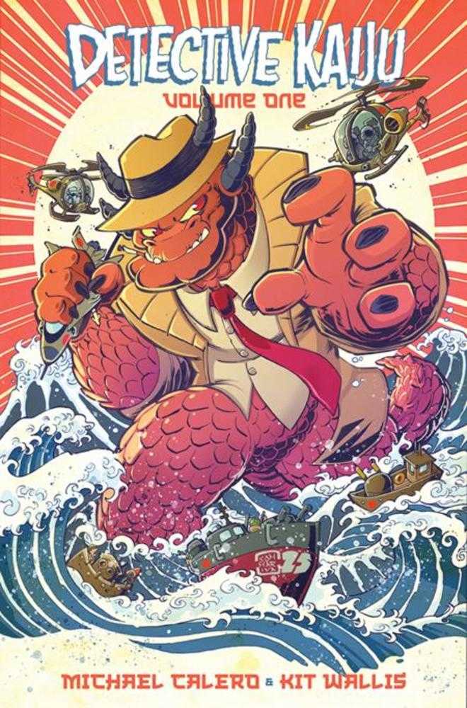 Detective Kaiju Vol 01 TPB Cover B Jon Sommariva Variant