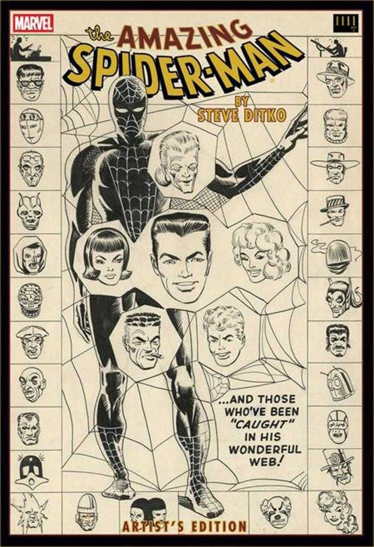 Amazing Spider-Man By Steve Ditko Artists Edition HC Direct Market Exclusive Web Cover