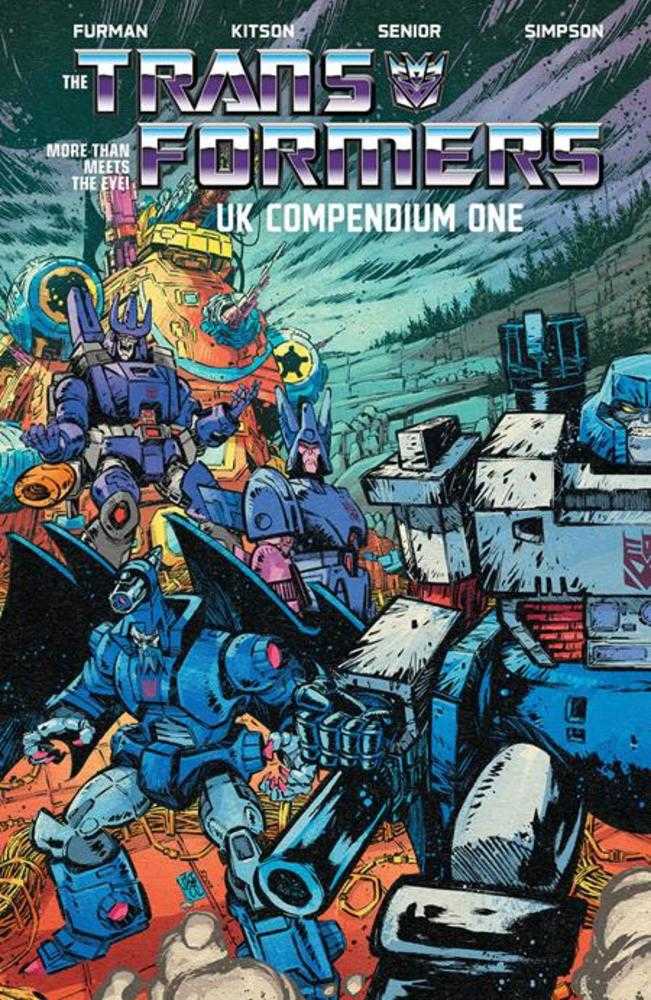 Transformers UK Compendium Book 01 TPB Jorge Corona & Mike Spicer Cover