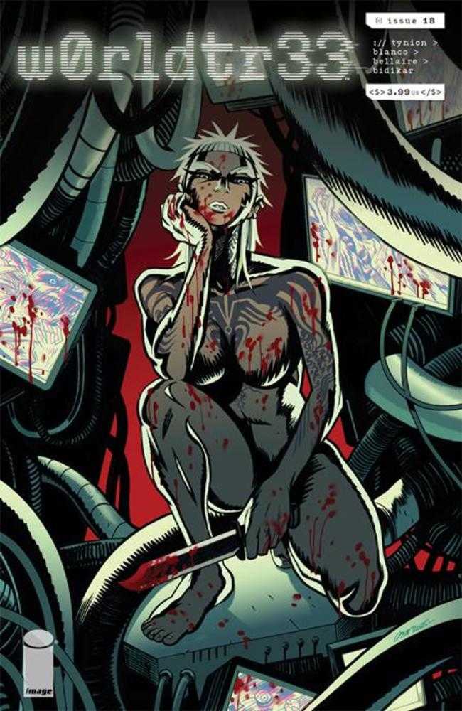 W0rldtr33 #18 Cover B Dylan Burnett 1:10 Variant (Mature)