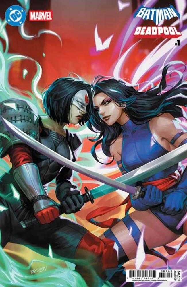 DC Marvel Batman Deadpool #1 (2nd Print) Cover D Derrick Chew Card Stock Variant