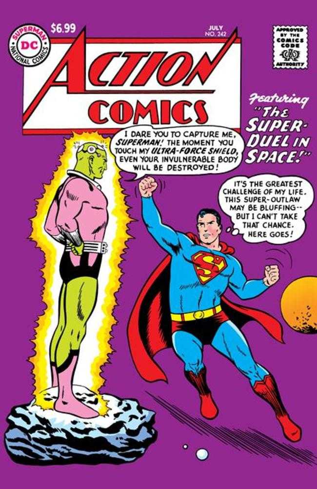 Action Comics #242 Facsimile Edition Cover C Curt Swan Foil Variant