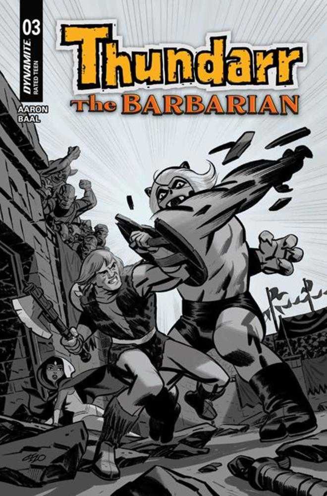 Thundarr The Barbarian #3 Cover F Michael Cho 1:10 Line Art Variant