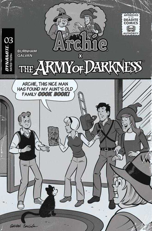 Archie X Army Of Darkness #3 Cover G Bill Galvan 1:10 Pencils Variant