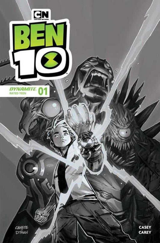 Ben 10 #1 Cover J Eric Canete 1:10 Line Art Variant