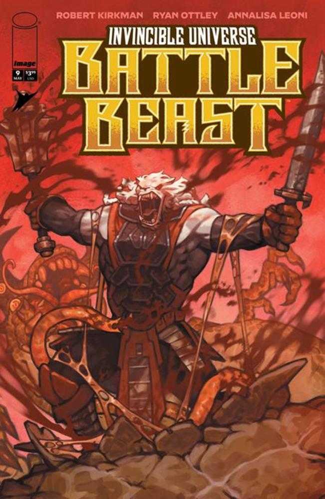 Invincible Universe Battle Beast #9 Cover E Crom 1:50 Variant