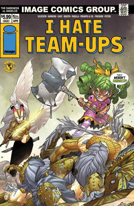 Darkness vs Angelus (One Shot) Cover F Pat Boutin I Hate Fairyland Team Up Variant