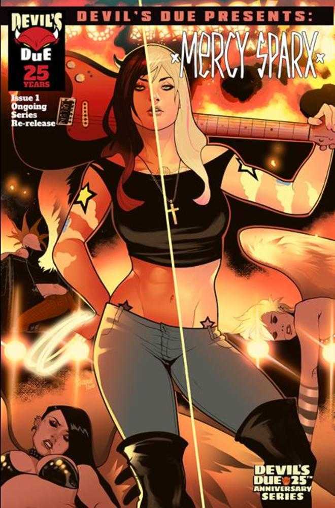 Devils Due Presents Mercy Sparx #1 (One Shot) Cover D 1 in 10 Elizabeth Torque Uv Spot Variant (Mature)