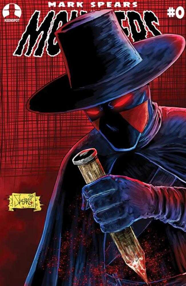 Mark Spears Monsters #0 Deluxe Edition (One Shot) Cover F Mark Spears 1 in 50 Holofoil Slay It Sketch Variant