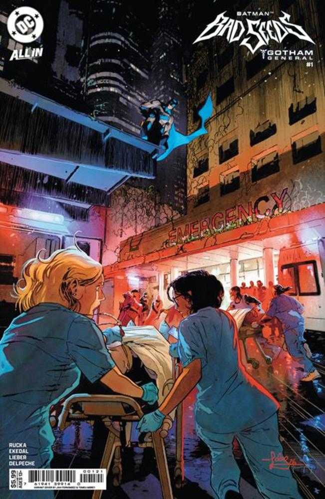 Batman Bad Seeds Gotham General #1 (Of 2) Cover B Javier Fernandez Card Stock Variant