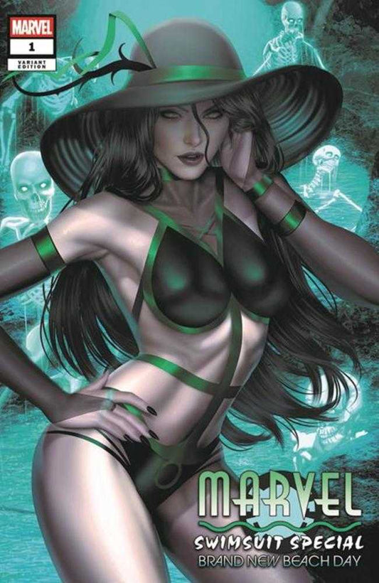 DF Marvel Swimsuit Special Brand New Beach Day #1 Ariel Diaz Comicxposure Exclusive