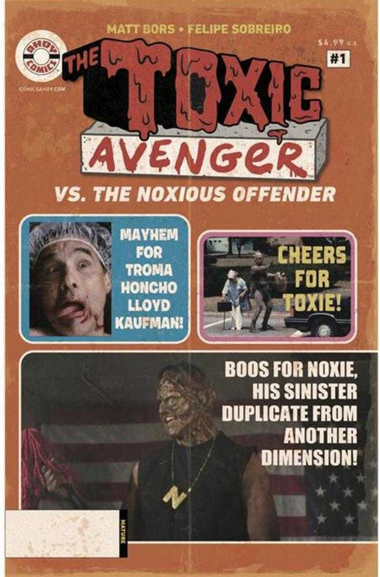 Toxic Avenger vs The Noxious Offender #1 (Of 5) Cover C Troma Photo Wrasslin Magazine Unlock 1:5 Variant (Mature)
