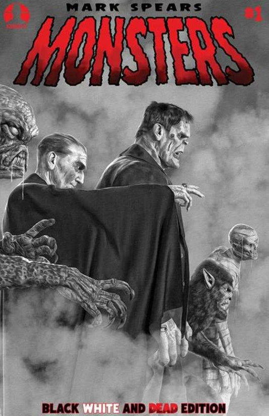 Mark Spears Monsters #1 (7th Print) Black White & Dead Edition Cover A Mark Spears Blood Seekers