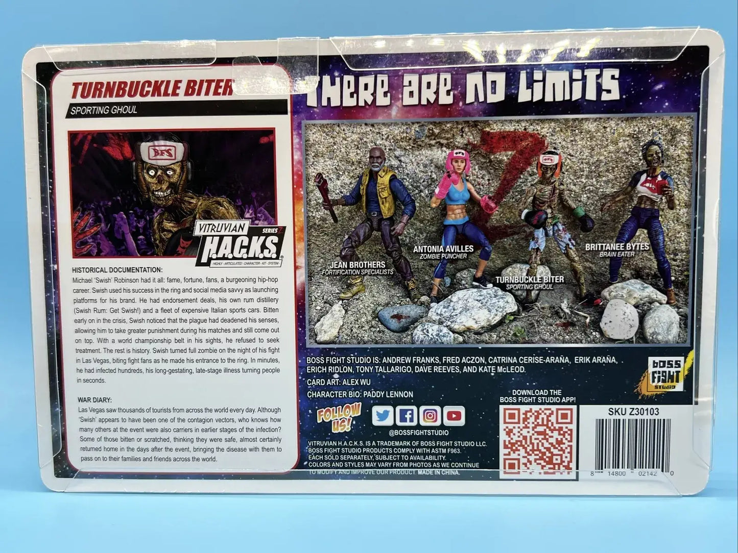 Vitruvian H.A.C.K.S. Action Figure: Series Z - TURNBUCKLE BITER