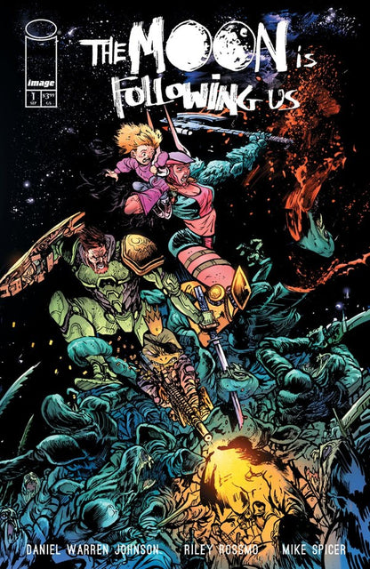 Moon Is Following Us (2024) # 1 (of 10) Cover B Daniel Warren Johnson & Mike Spicer Wraparound Variant