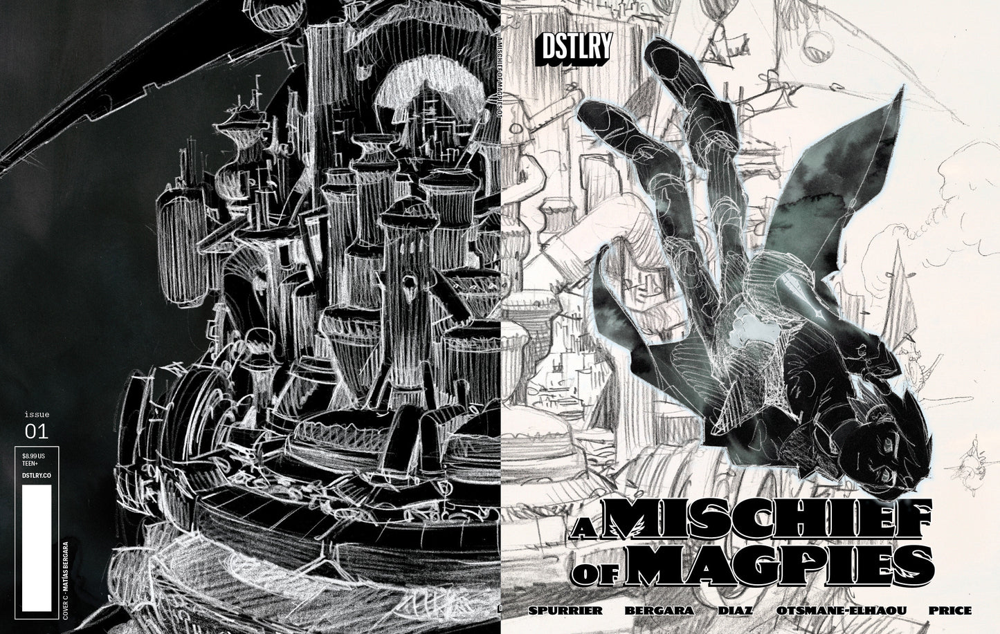 A Mischief Of Magpies #1 Cover C Matias Bergara 1:10 Variant