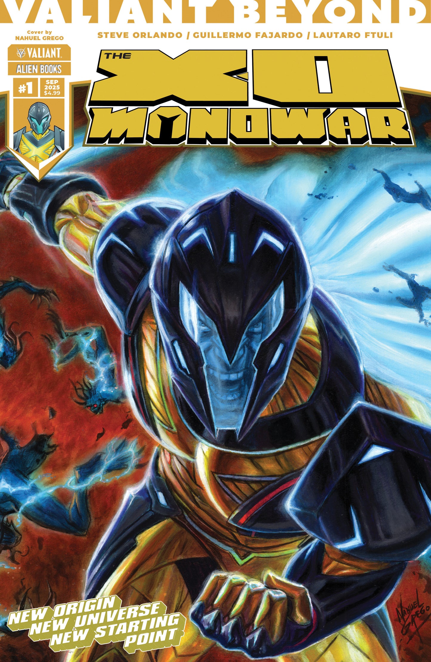 Valiant Beyond: The X O Manowar #1 Variant B (Grego Wraparound Variant)