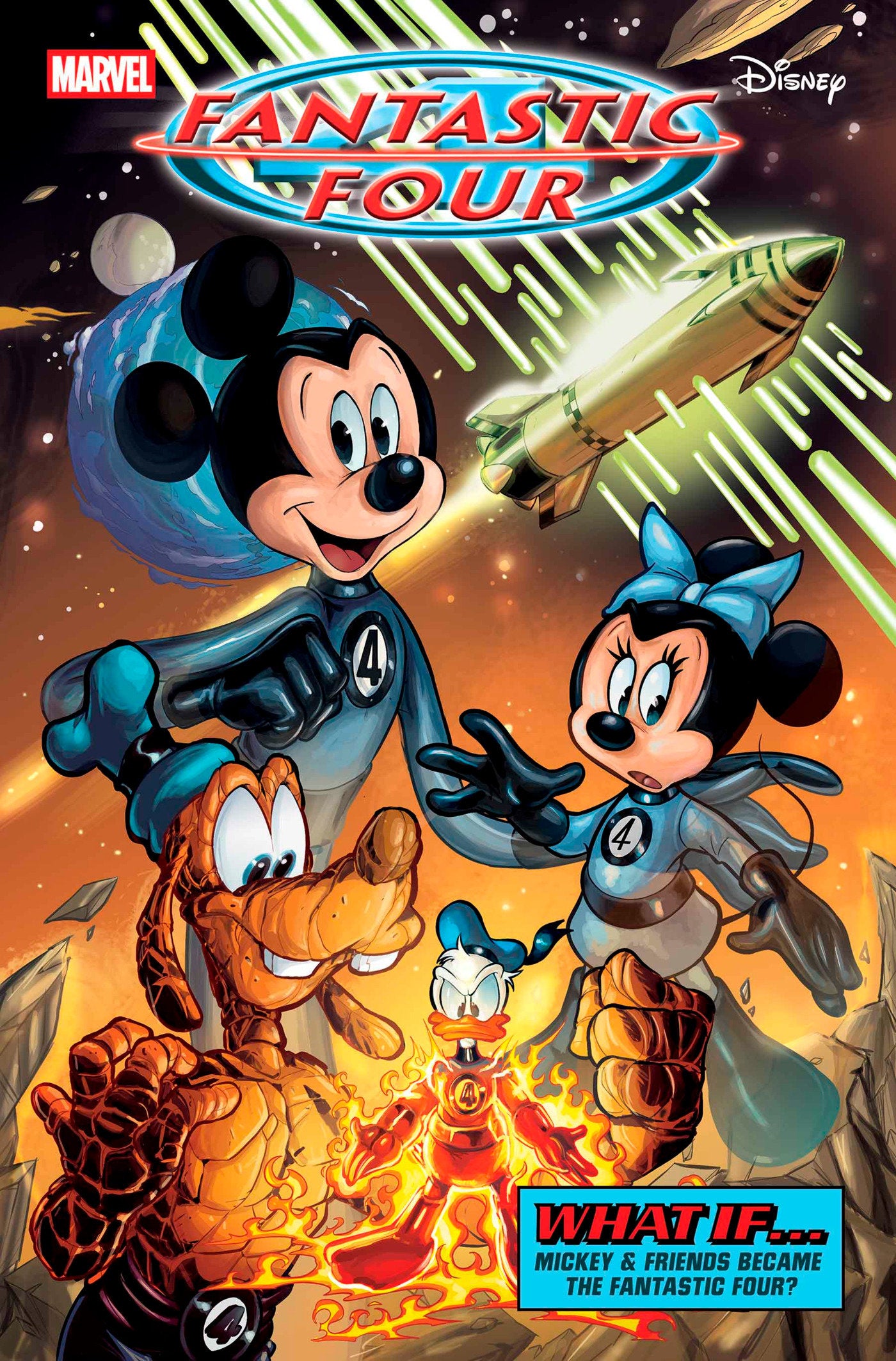 Fantastic Four (2022) #30 Ciro Cangialosi Disney What If? Fantastic Four Homage Variant