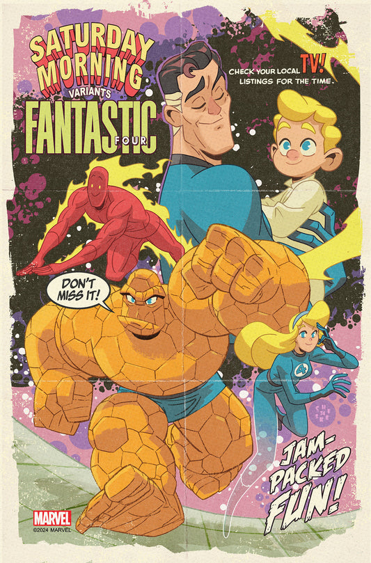 Fantastic Four (2022) #33 Sean Galloway Saturday Morning Variant