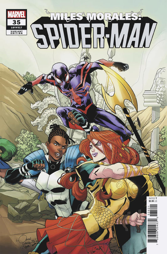 Miles Morales: Spider-Man (2022) #35 Logan Lubera 5-Part Connecting Variant