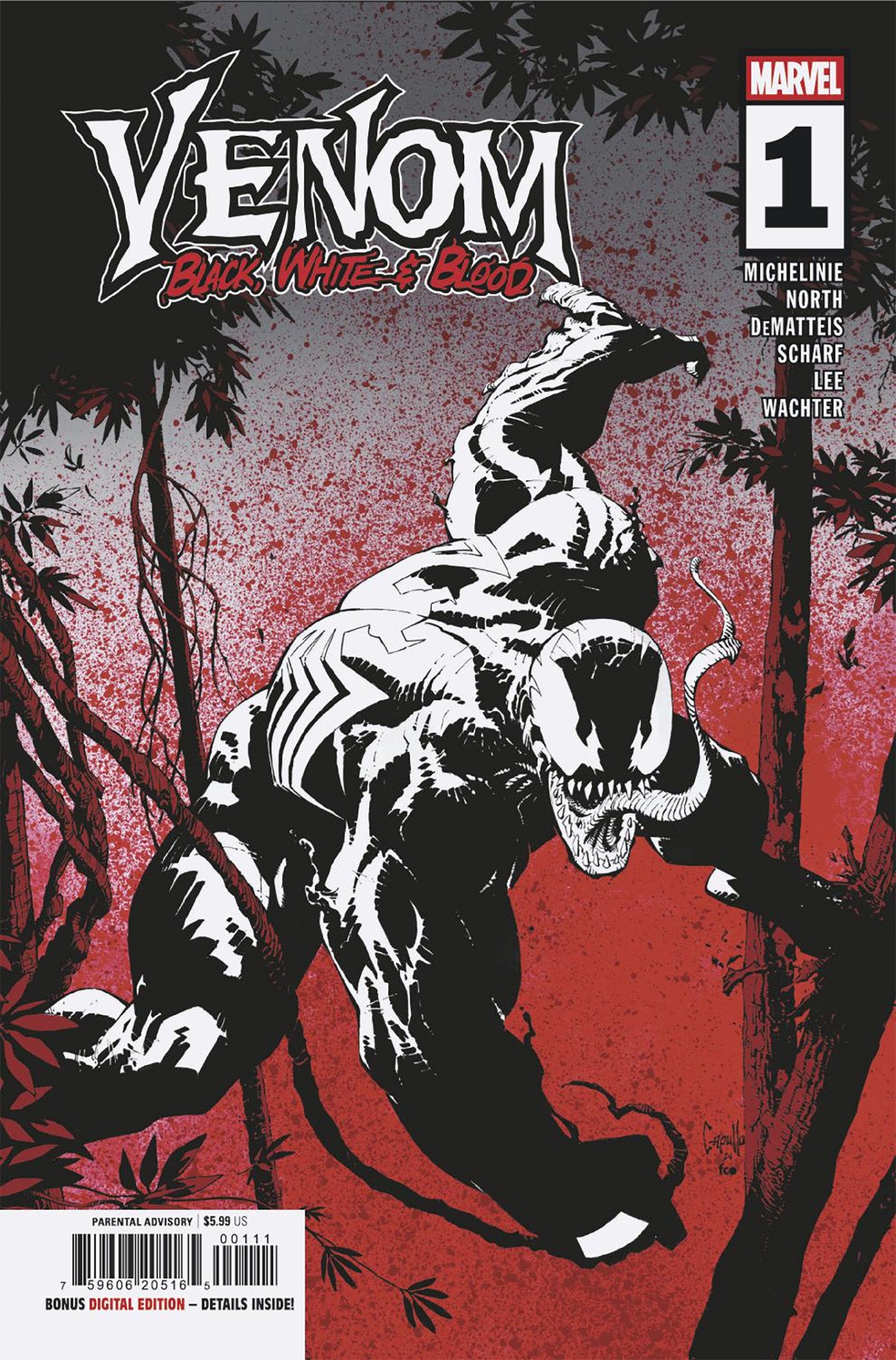 Venom: Black, White & Blood #1