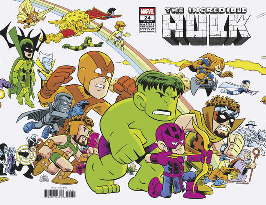 Incredible Hulk (2023) #24 Chris Giarrusso Marvel Universe Connecting Wrap Variant E