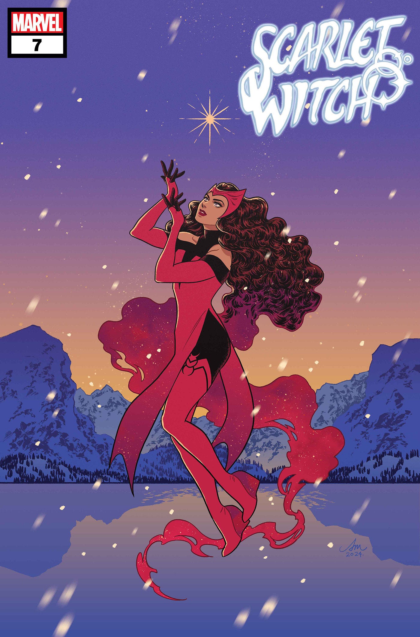 Scarlet Witch (2024) # 7 Audrey Mok Winter Holiday Variant