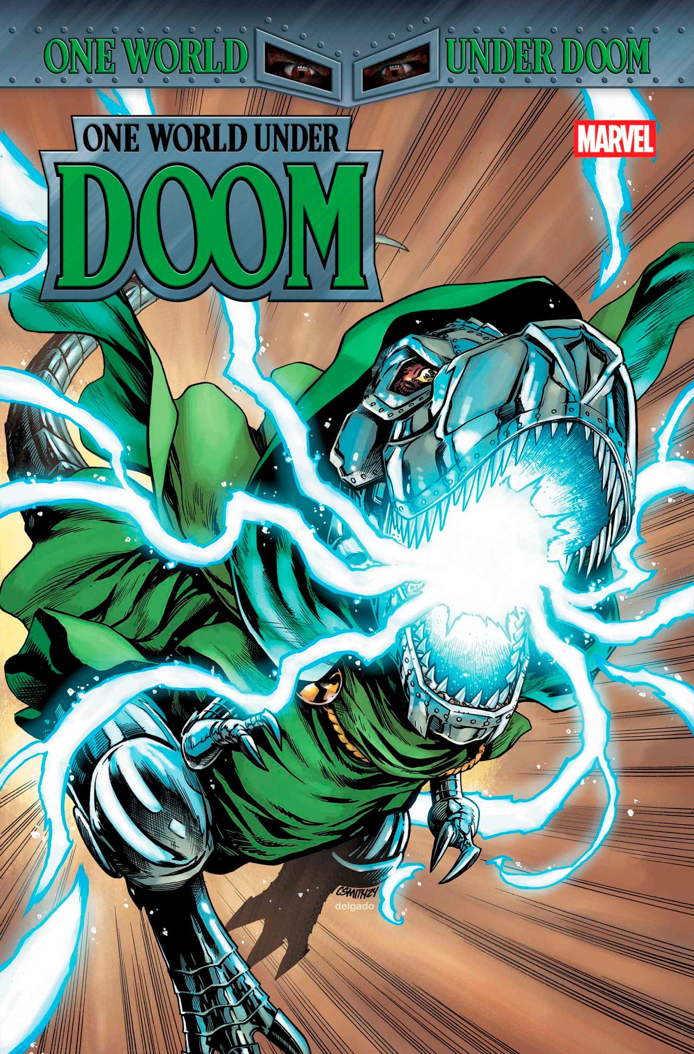 One World Under Doom (2025) #4 (of 9) Cory Smith Doomasaur Variant