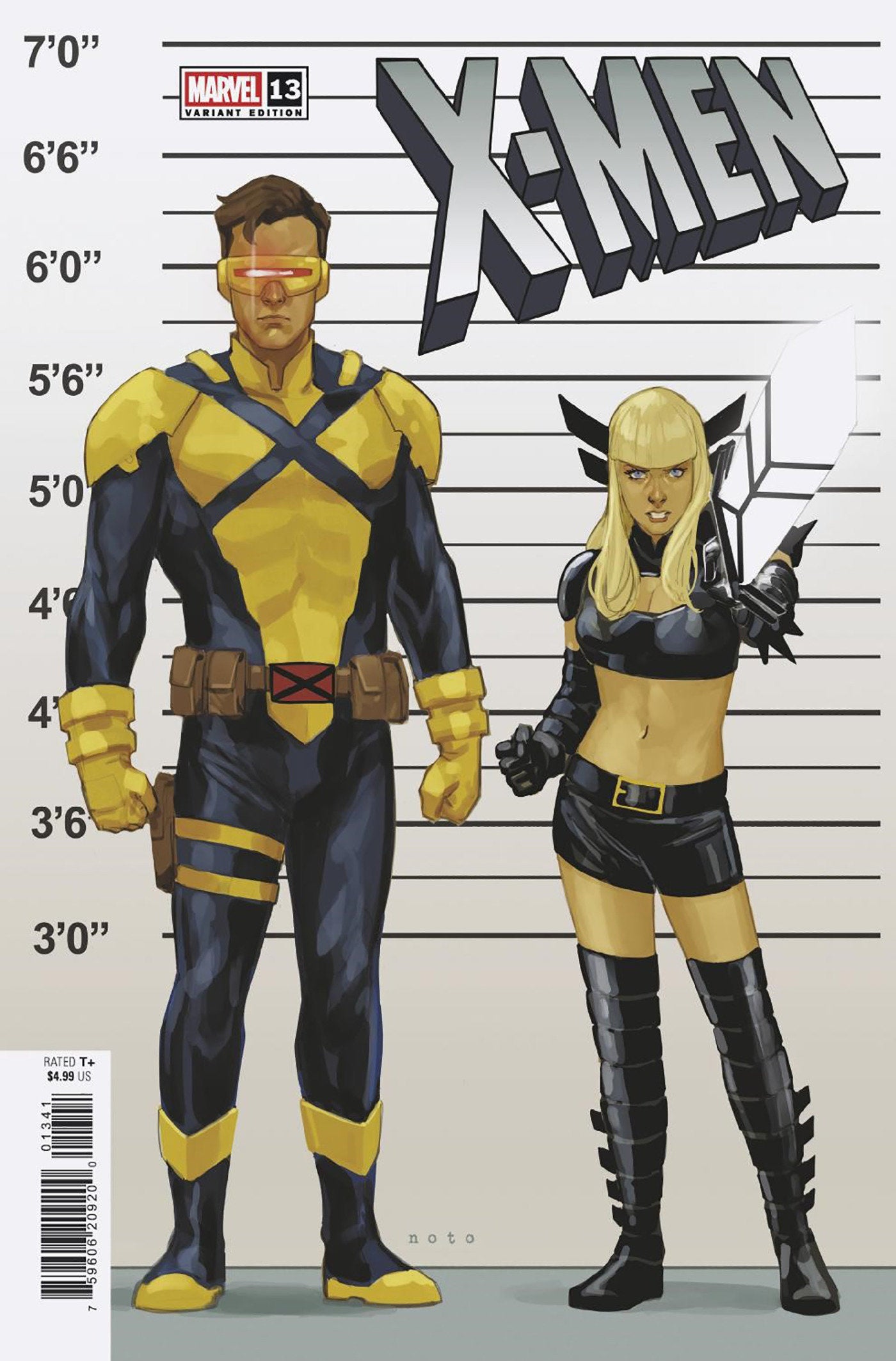 X-Men (2024) #13 Phil Noto Connecting X-Manhunt Variant