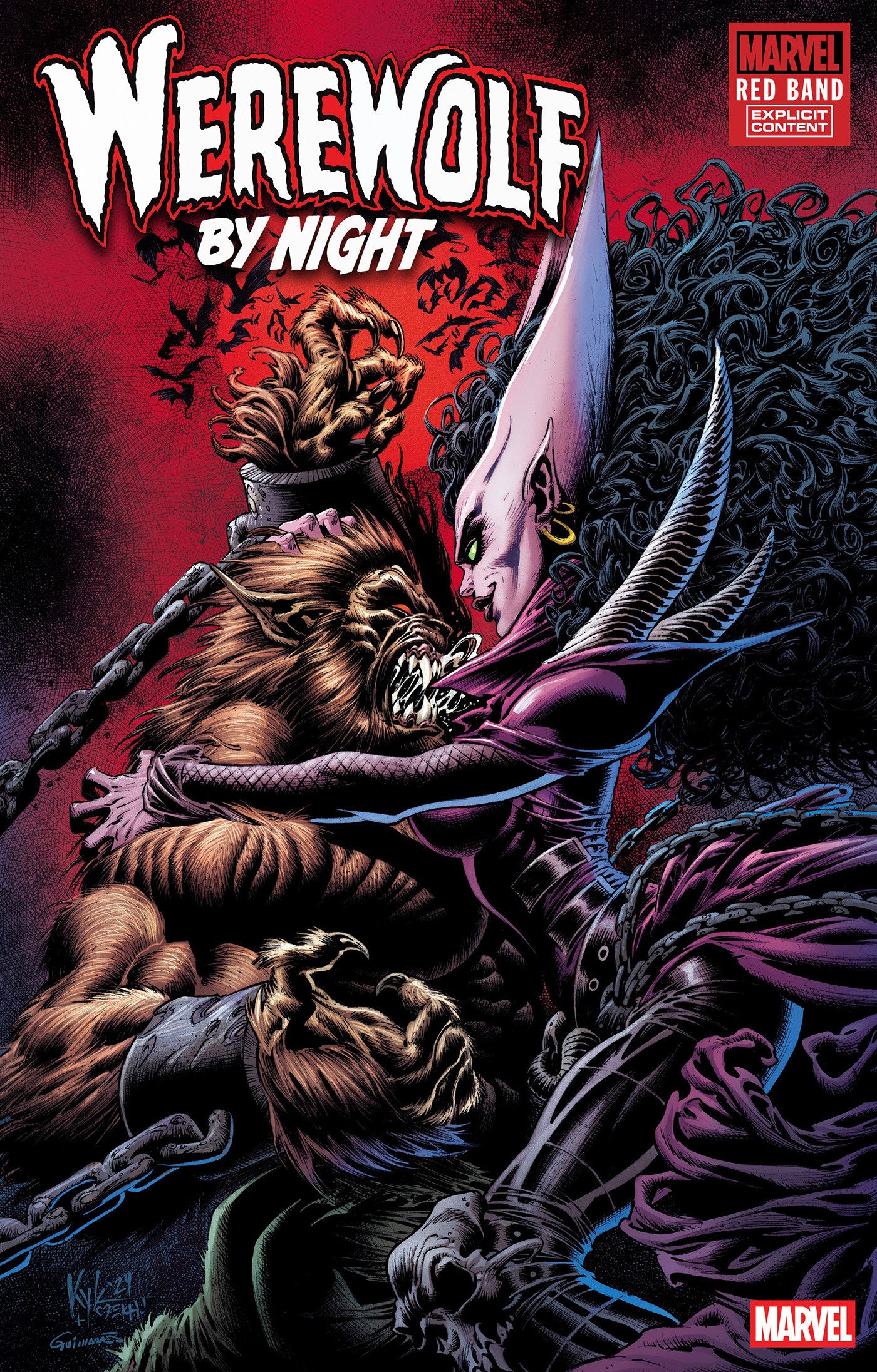 Werewolf By Night: Red Band (2024) # 7 Kyle Hotz Variant [Polybagged]