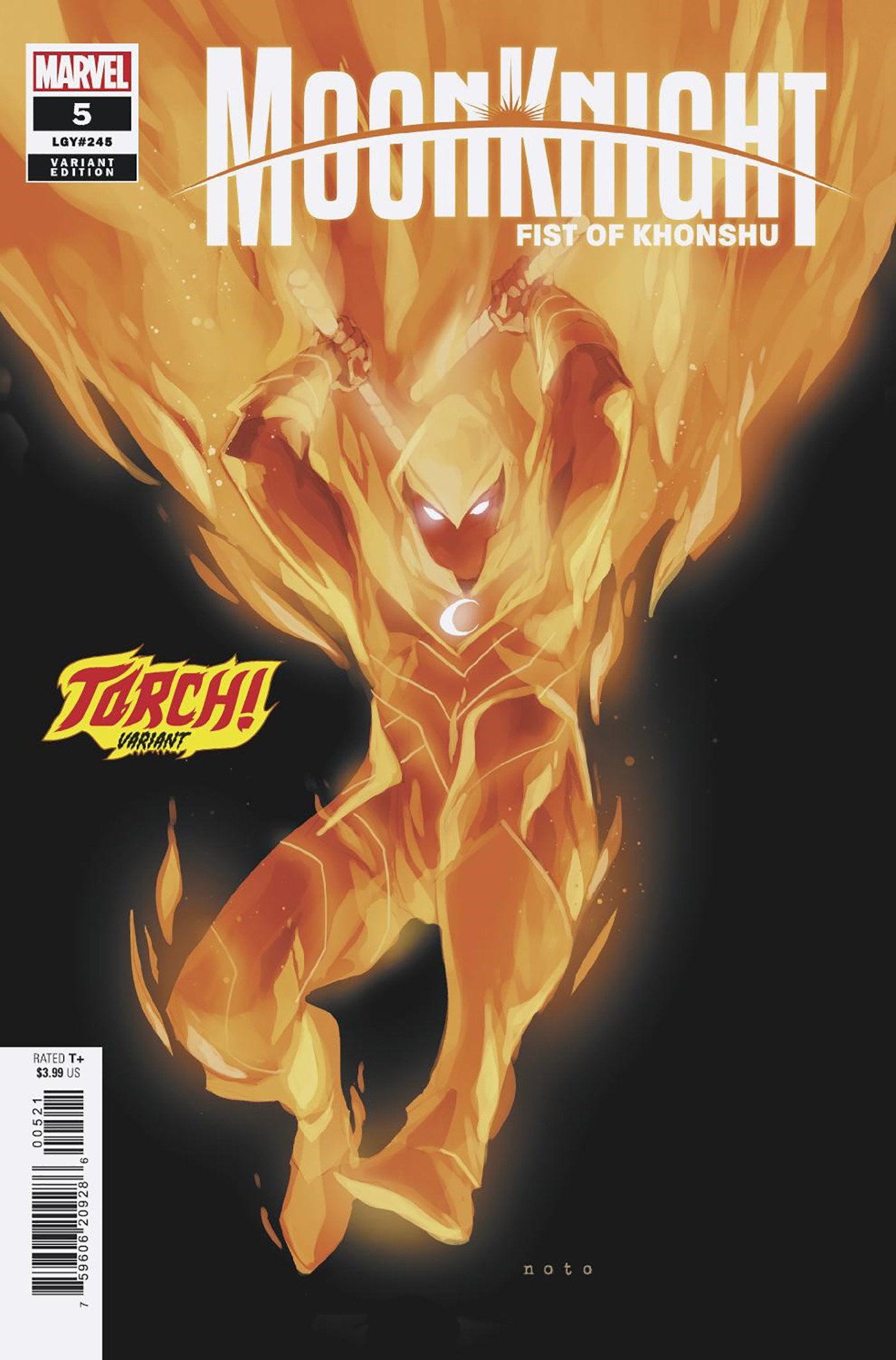 Moon Knight: Fist Of Khonshu (2024) # 5 Phil Noto Torch! Variant