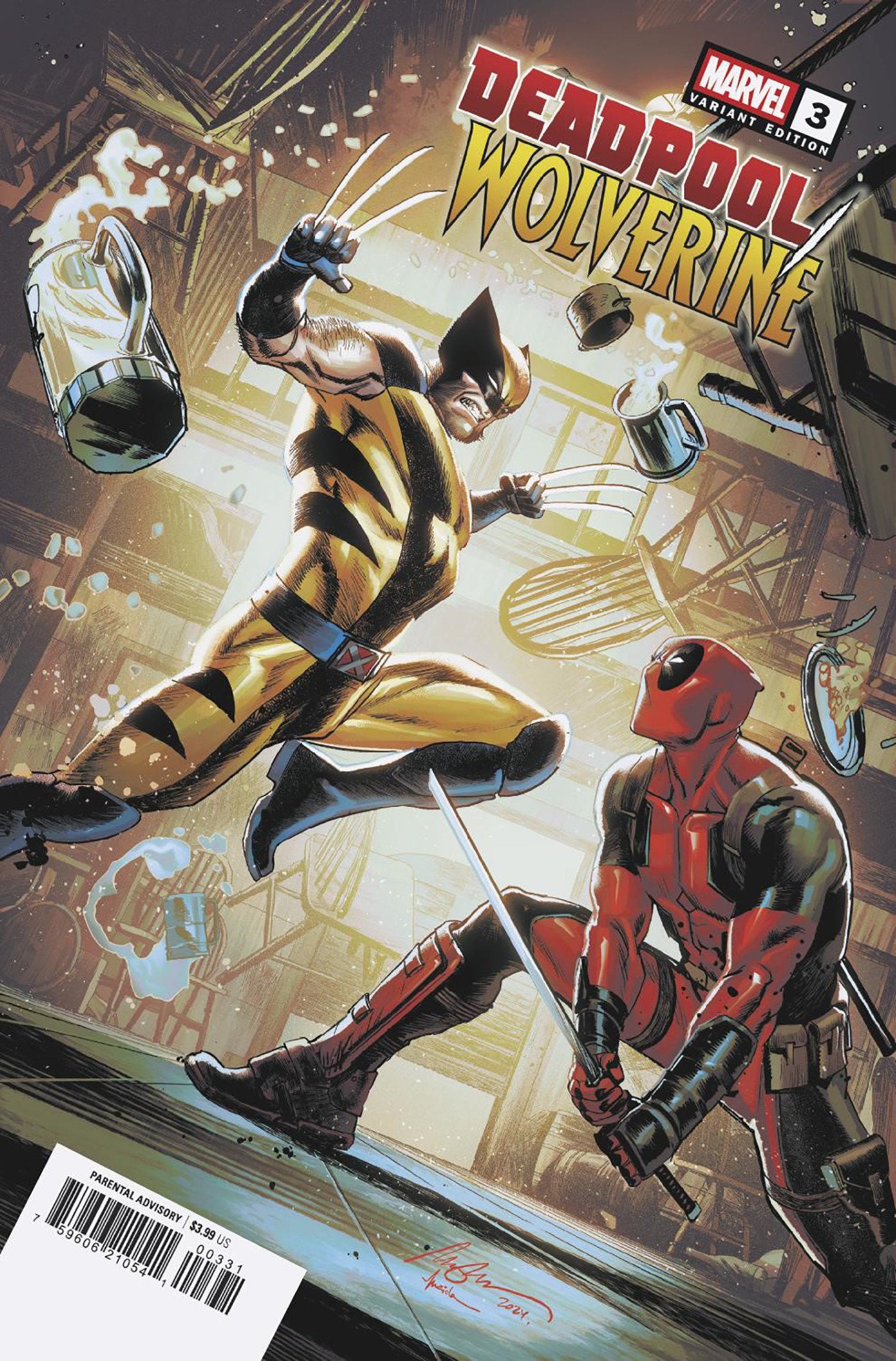 Deadpool/Wolverine (2025) #3 Rafael Albuquerque 1:25 Variant