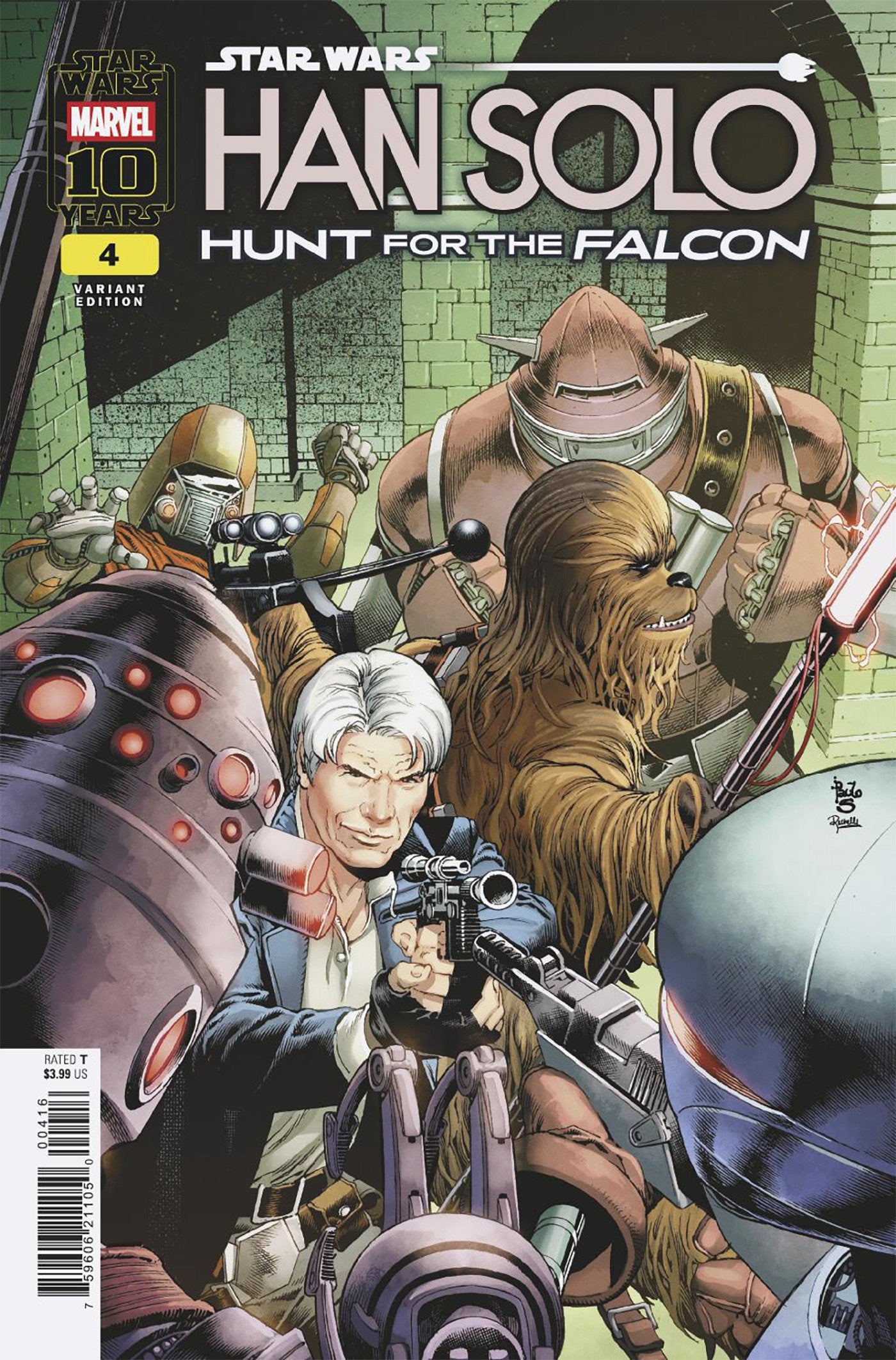 Star Wars: Han Solo   Hunt For The Falcon #4 Paulo Siqueira 1:25 Variant