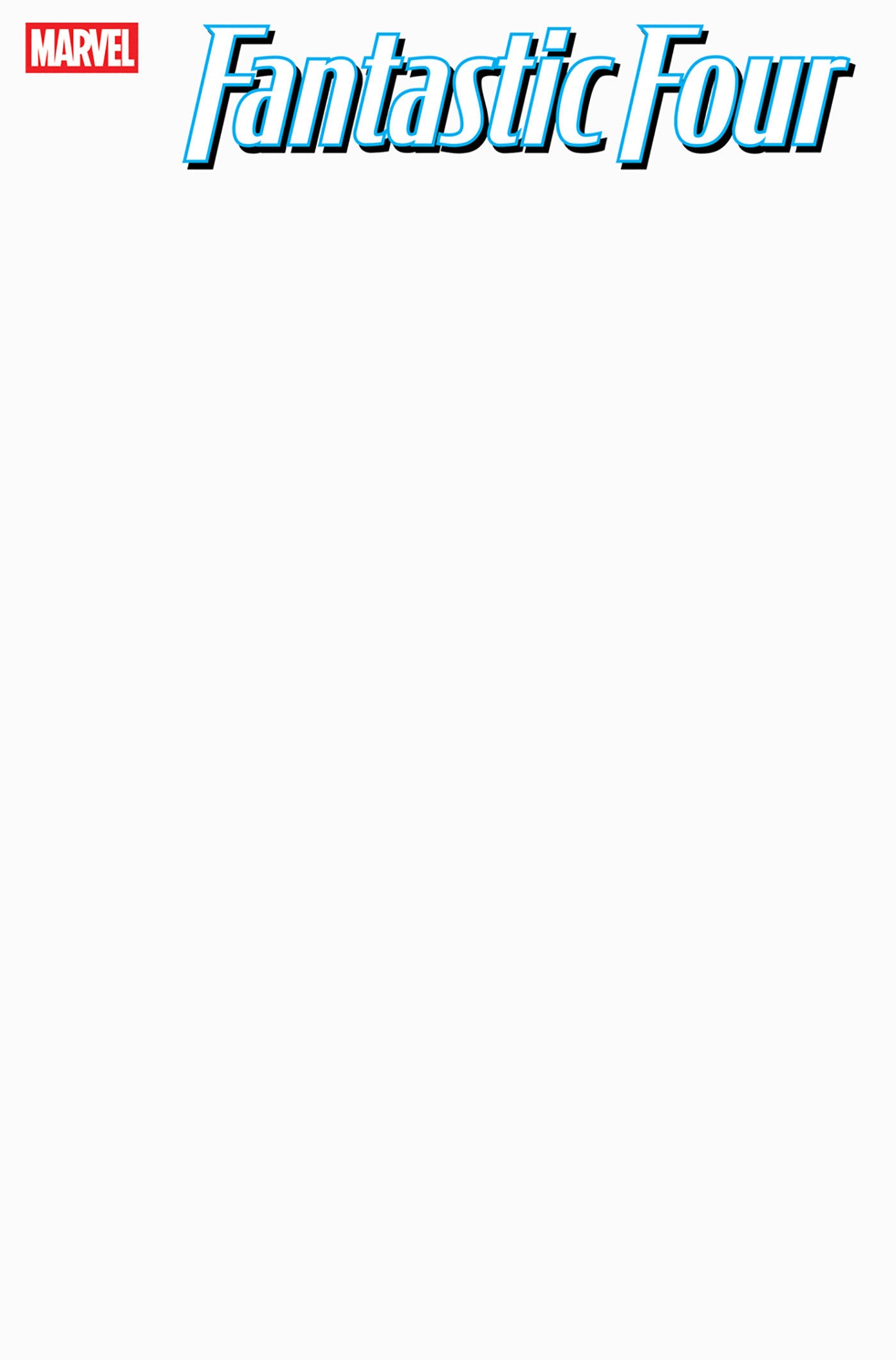 Fantastic Four (2025) # 1 Blank Cover Variant