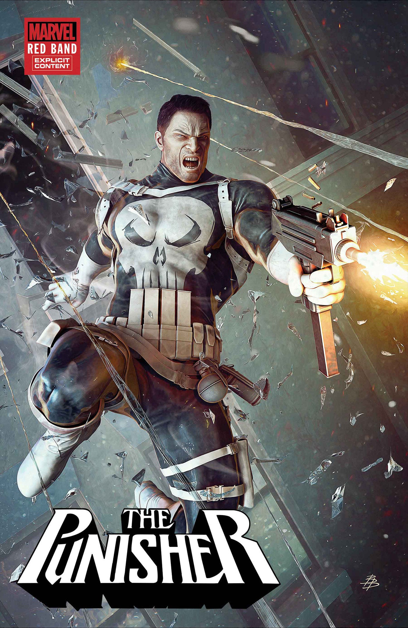 Punisher: Red Band #4 Bjorn Barends 1:25 Variant [Polybagged]