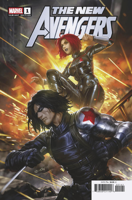 New Avengers (2025) #1 Derrick Chew Black Widow And Winter Soldier Variant A