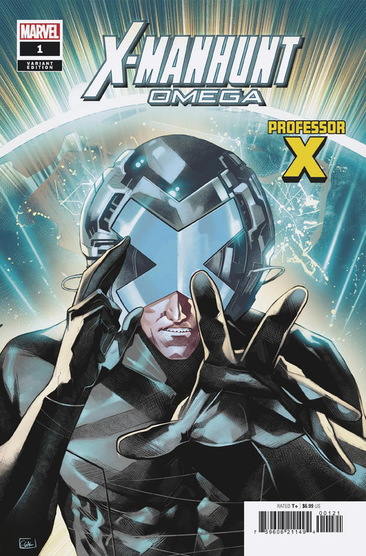 X-Manhunt Omega (2025) #1 Edwin Galmon Professor X Variant